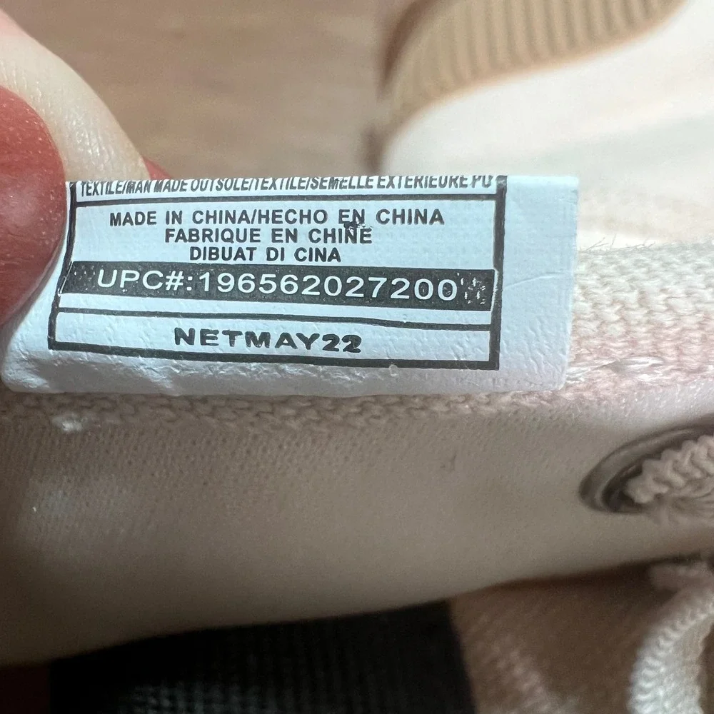 Carter's Cisco Toddler Shoes Unisex ‎ Ivory Canvas Lace Up Combat Boots Size 10